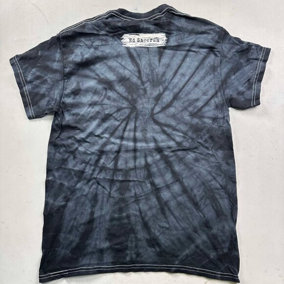 ED Sheeran Life Goes On Black/Gray Tie Dye t-shirt size Medium - Picture 2 of 3